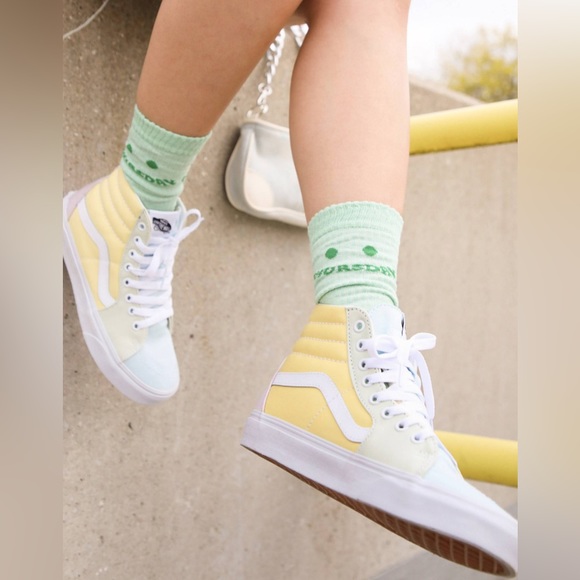 VANS SK8-Hi sneakers in pastel color block Mens 9.5 Women’s 11 - Picture 6 of 16